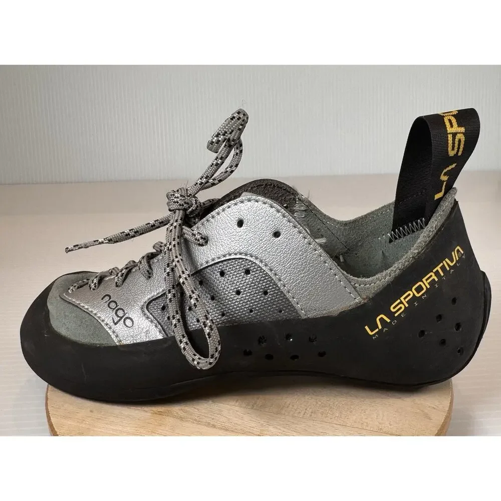 La Sportiva Nago Climbing Shoes EU 36 US Women 5.5 Men 4.5 Gray Vibram XS Edge